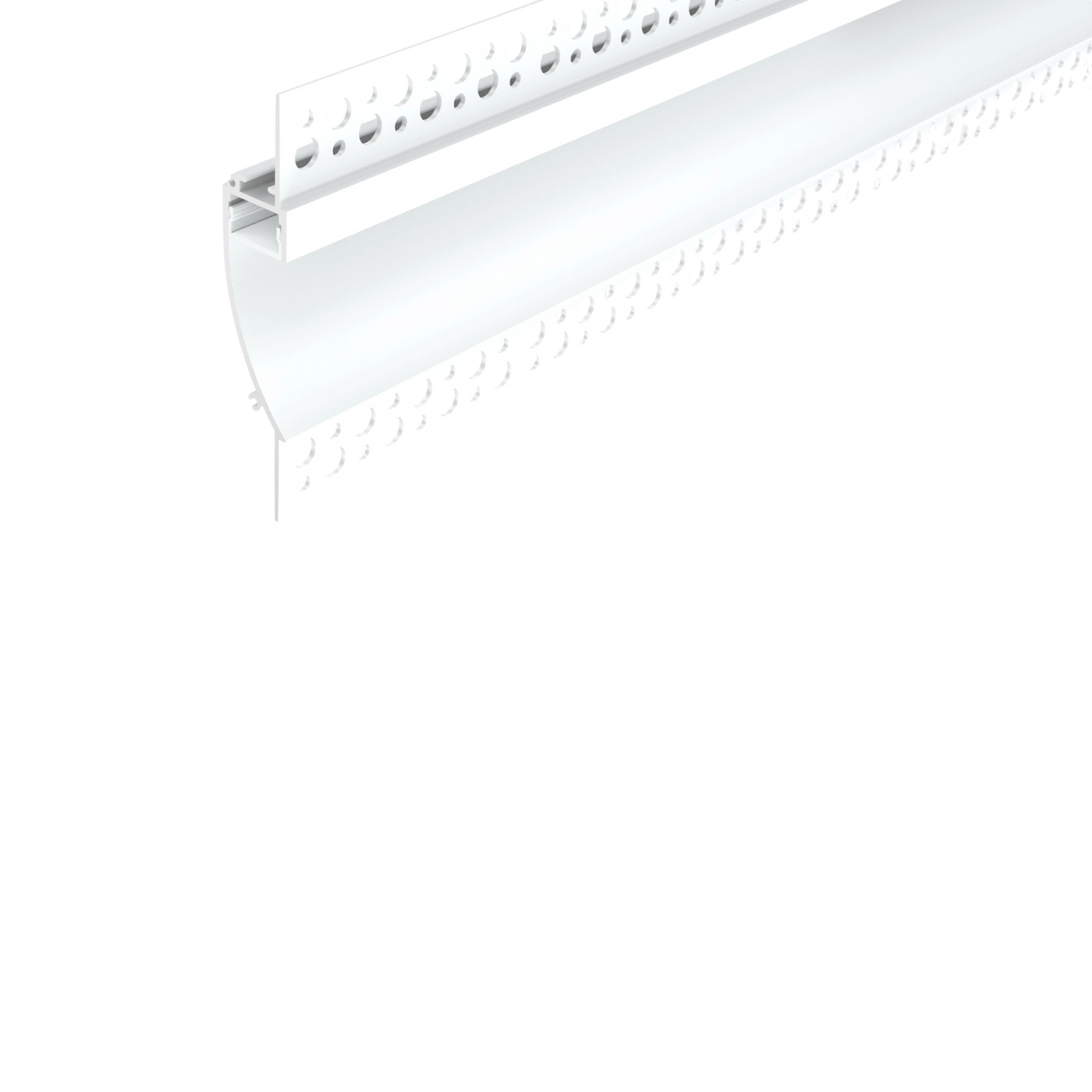 M3 LED Curved Shadow Gap Plaster In Profile