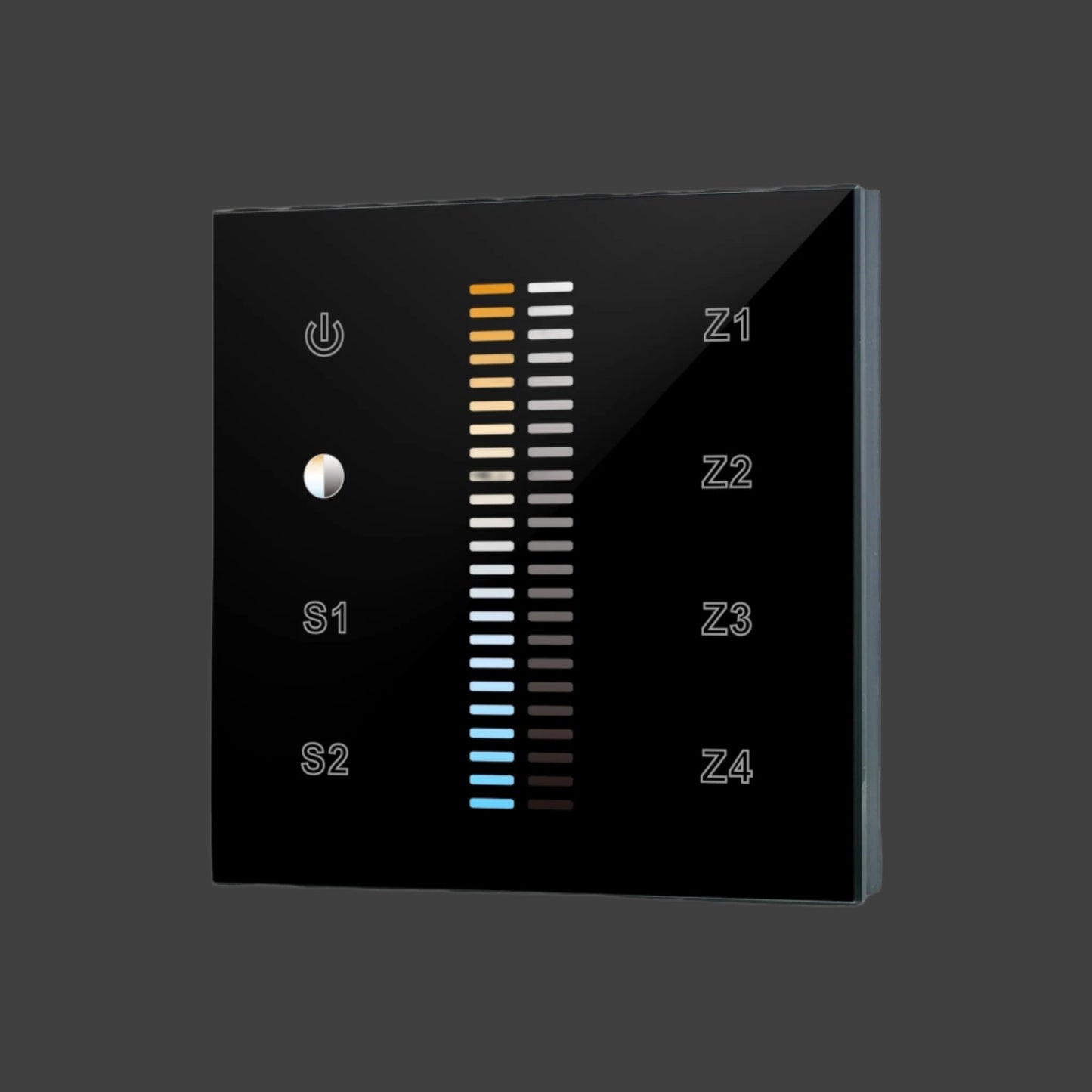 RF CCT LED Touch Panel - Black