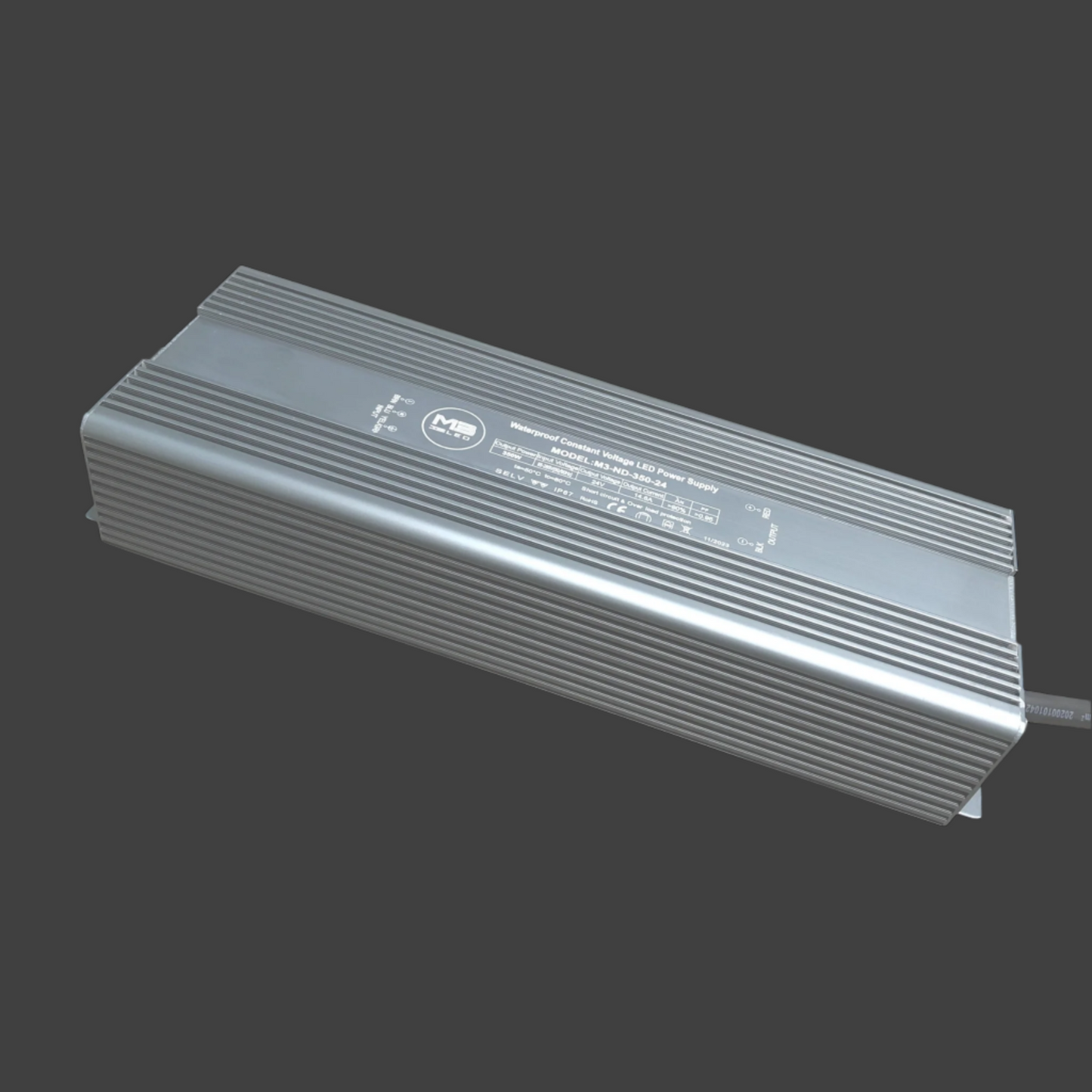 24V, 350W, Non-Dimmable LED Driver, IP67 Rated