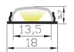 Bendable Surface LED Profile