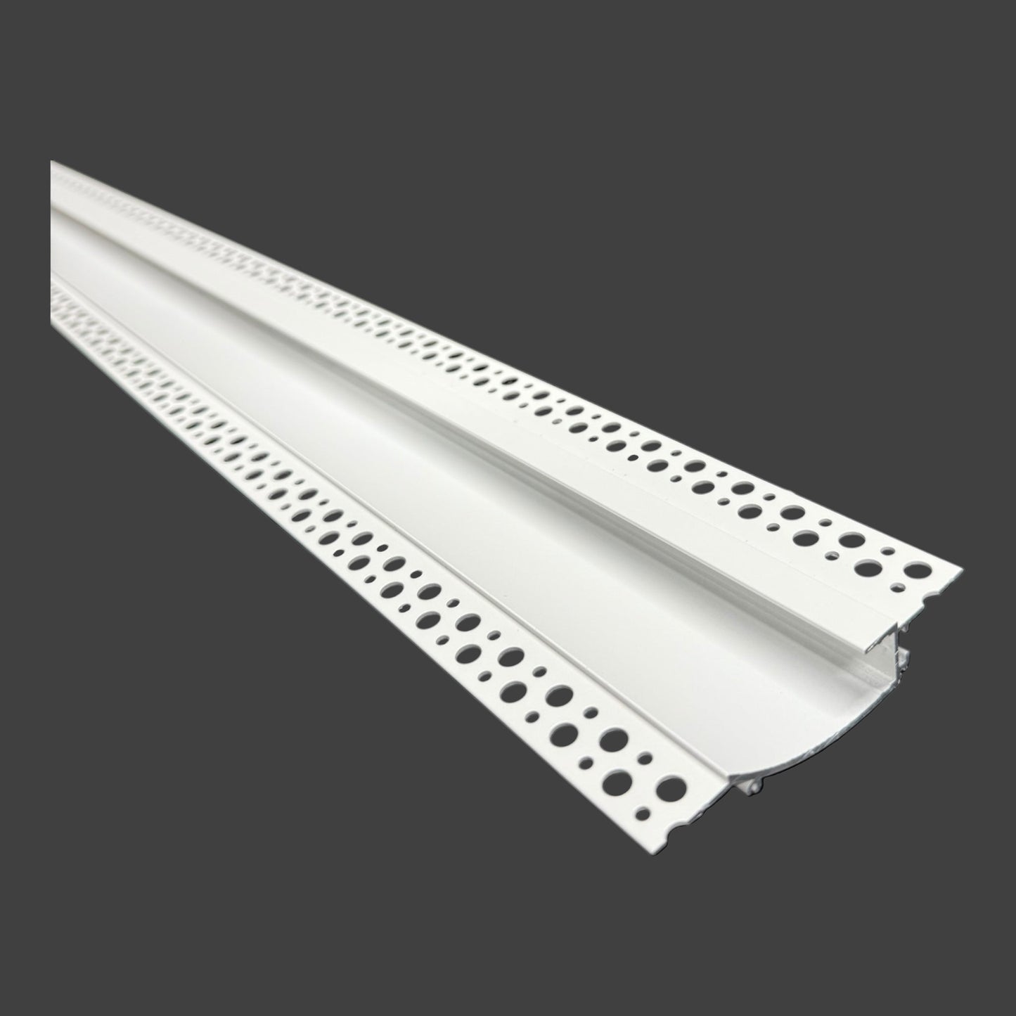 M3 LED Curved Shadow Gap Plaster In Profile