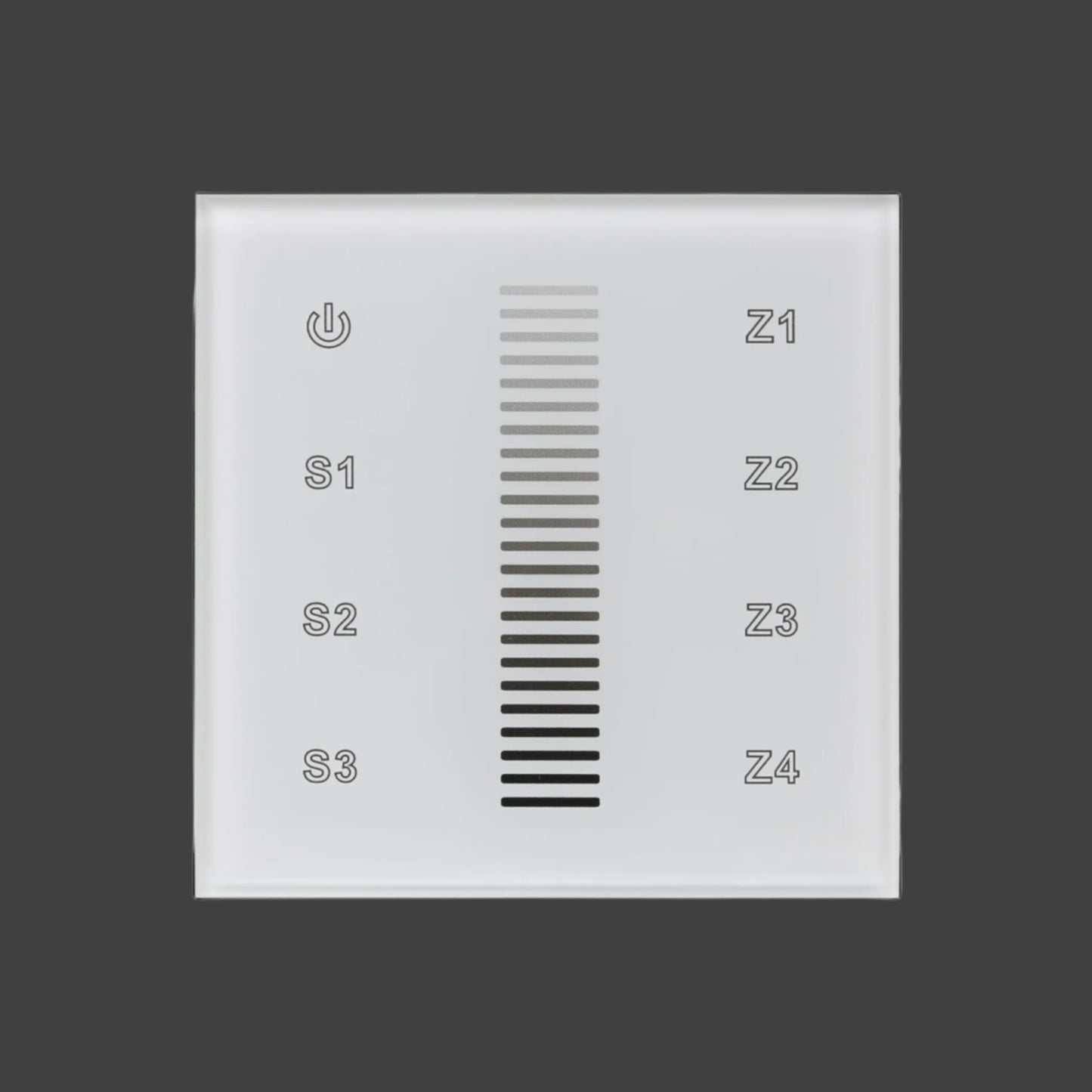 RF Single Colour LED Touch Panel - White