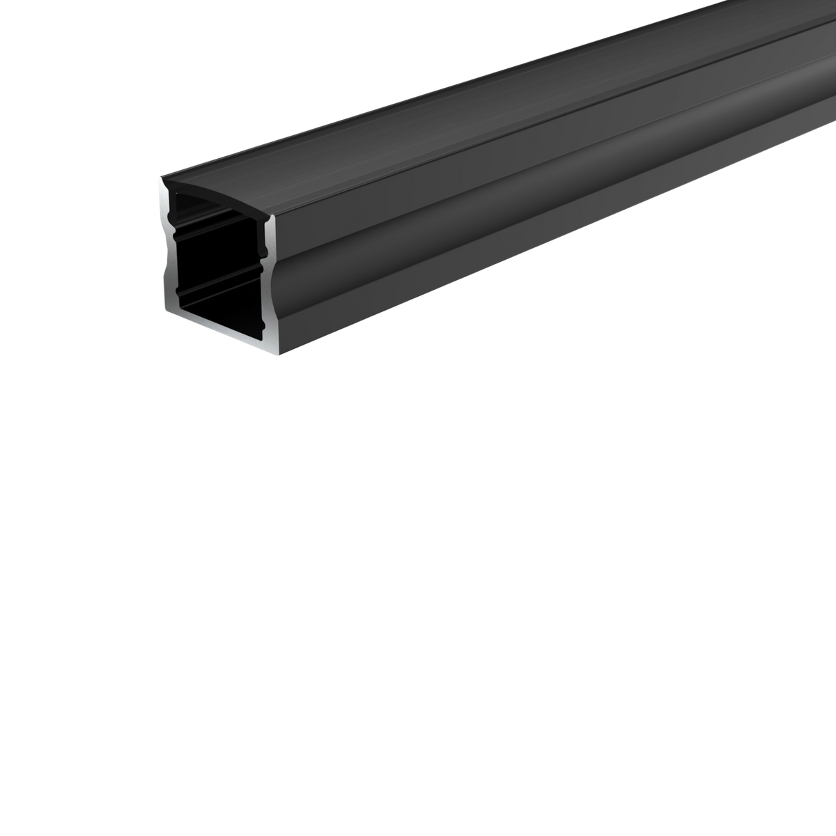 17mm x 15mm Black Surface LED Profile