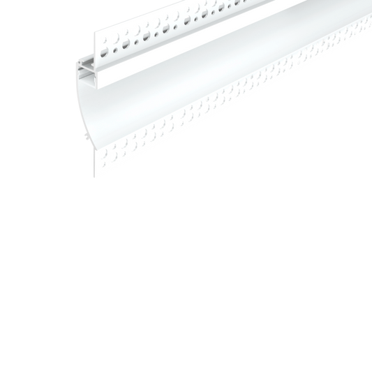 M3 LED Curved Shadow Gap Plaster In Profile