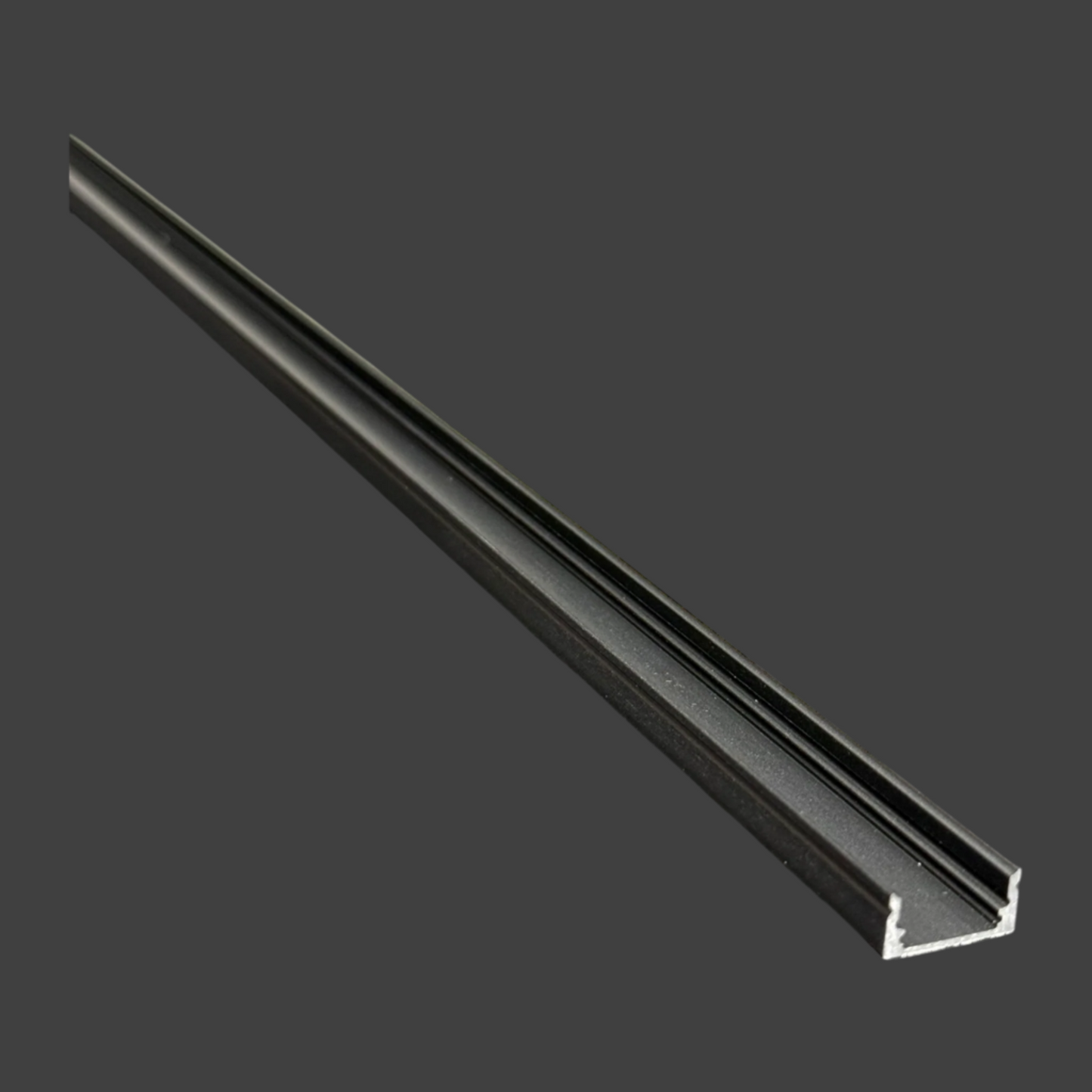 M3 LED 17mm x 8mm Black Surface LED Profile
