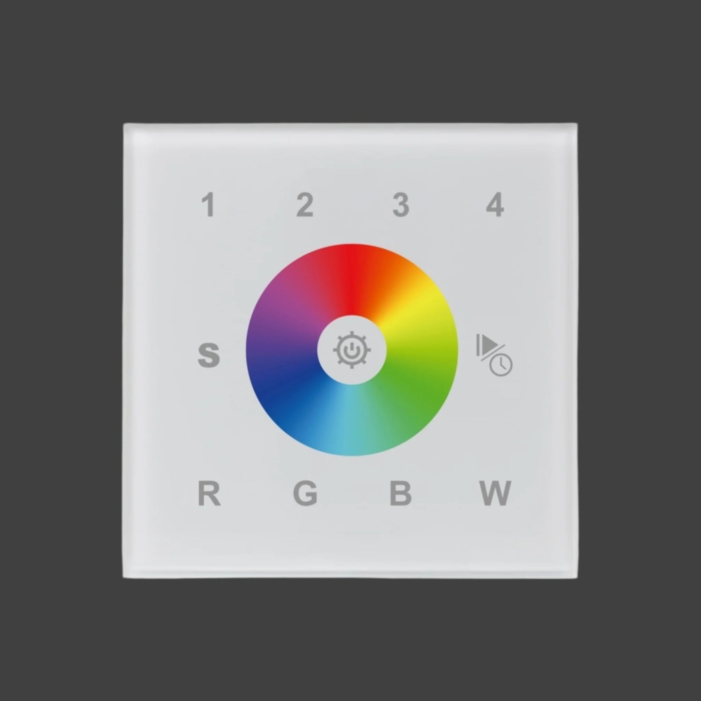 RF RGBW LED Touch Panel - White