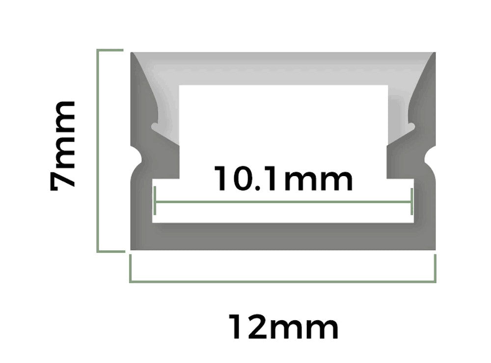 Led Light M3 Thread M3 LED 12mm x 7mm Surface LED Profile