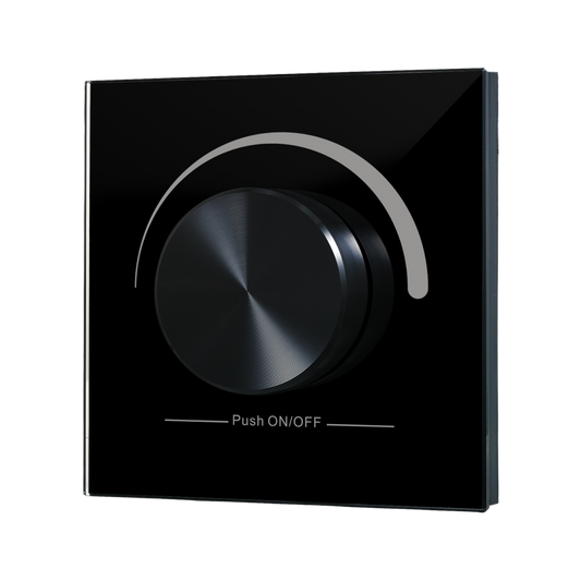 Battery RF Single Colour LED Wall Panel - Black