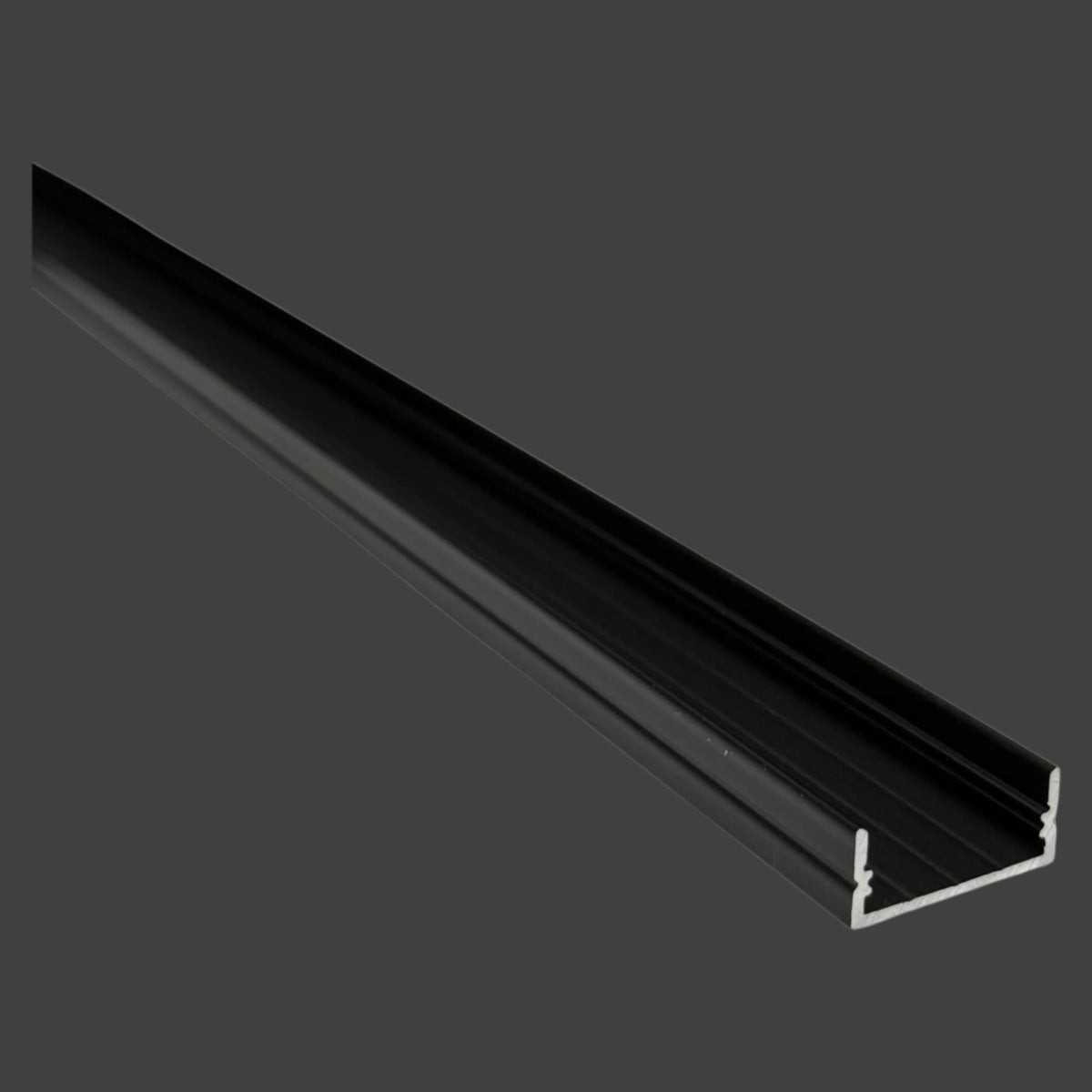 Led Light M3 Thread M3 LED 23mm x 10mm Double Width Black Surface LED Profile