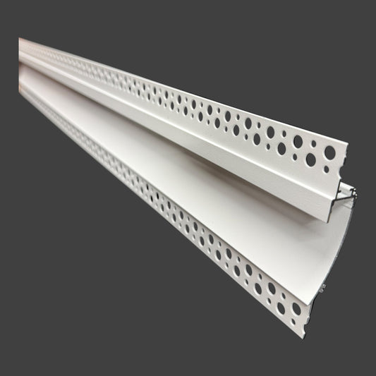 M3 LED Curved Shadow Gap Plaster In Profile